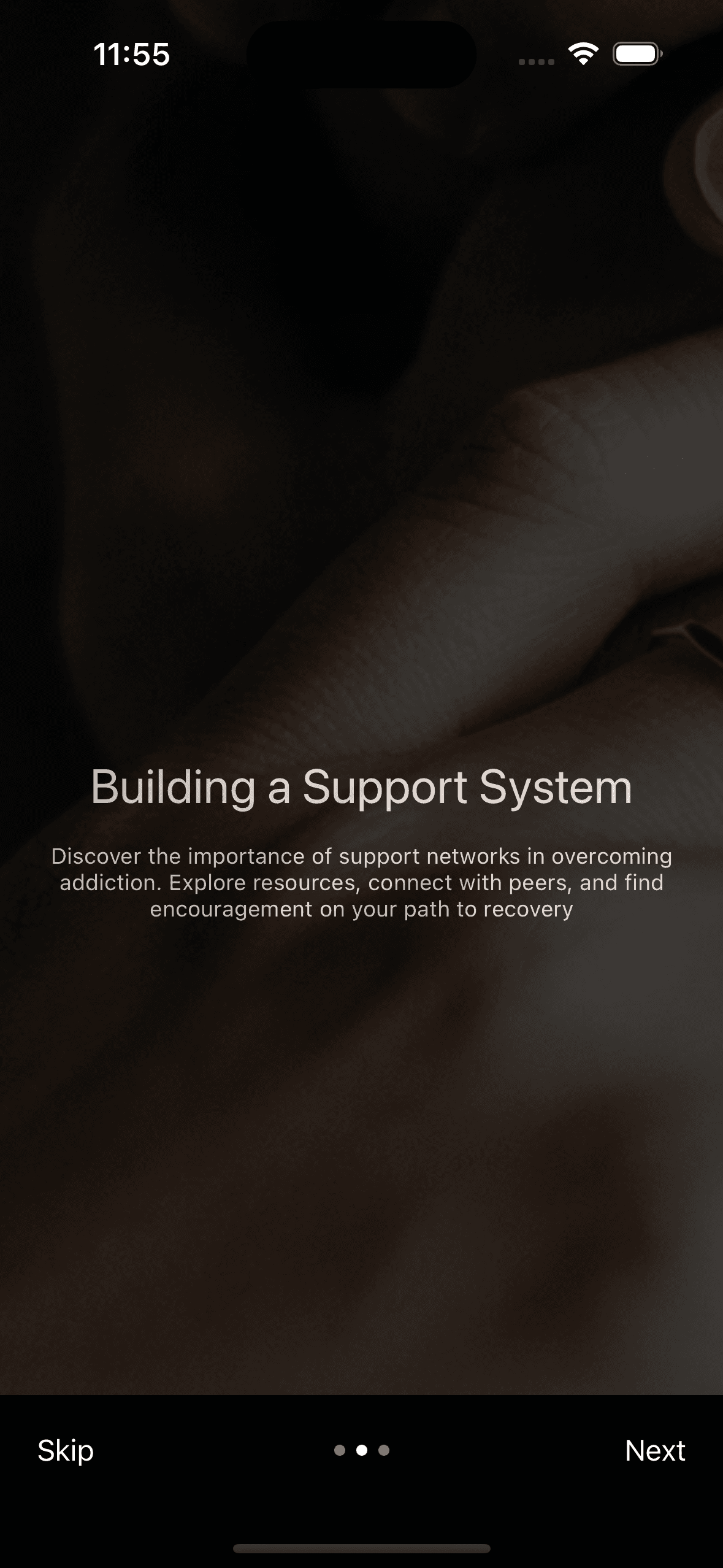 Addict Wellness App screenshot 1